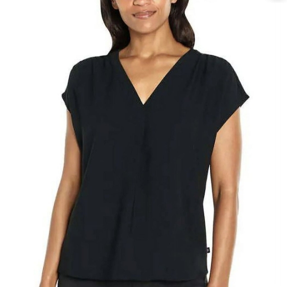 Banana Republic Tops - ⬇️Banana Republic | Black V Neck Blouse Size Large